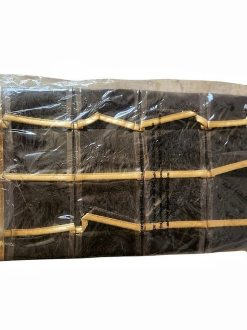 Joan Rivers Ultimate Jewelry Organizer Black & Gold NWT 15" X 43"